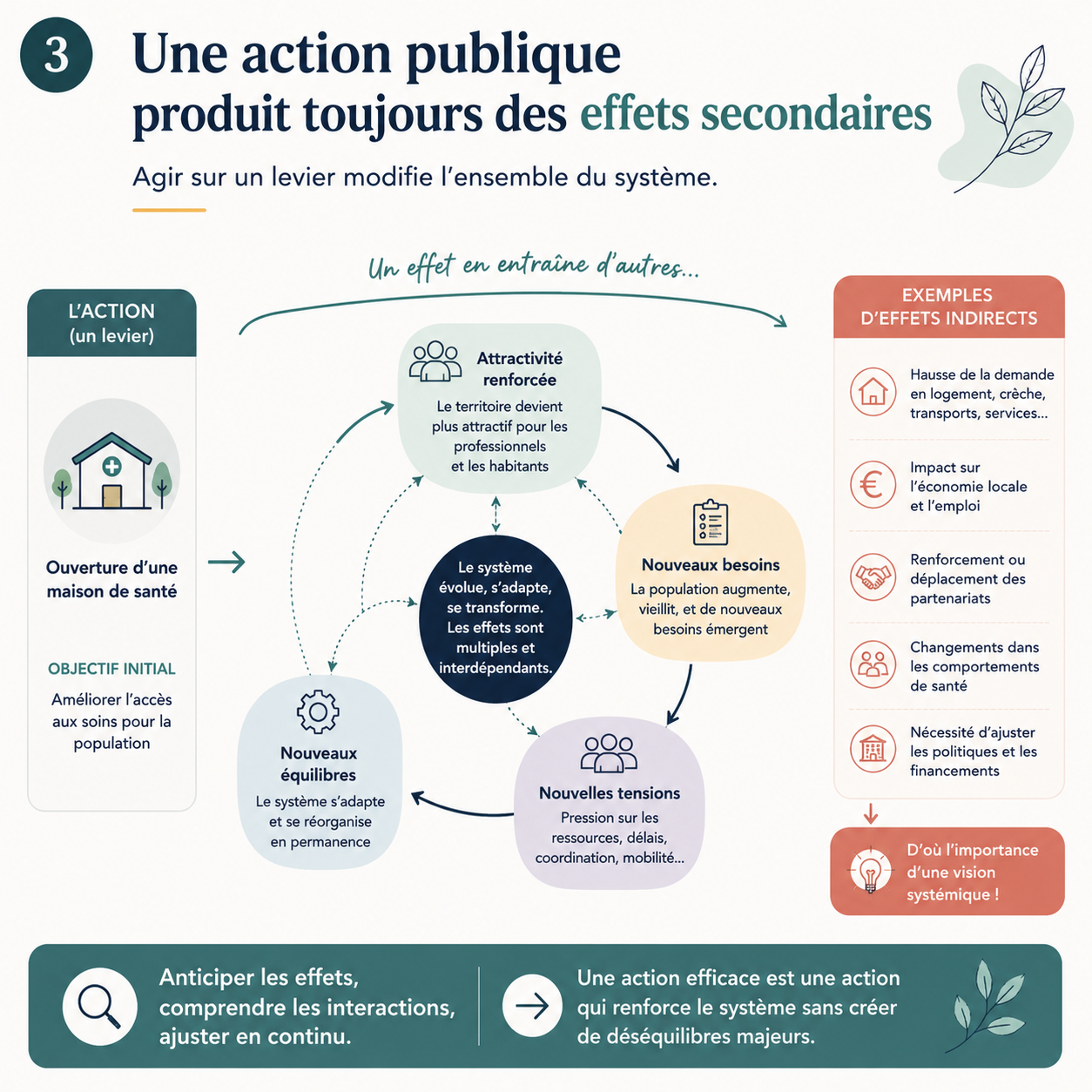 Une action publique produit toujours des effets secondaires