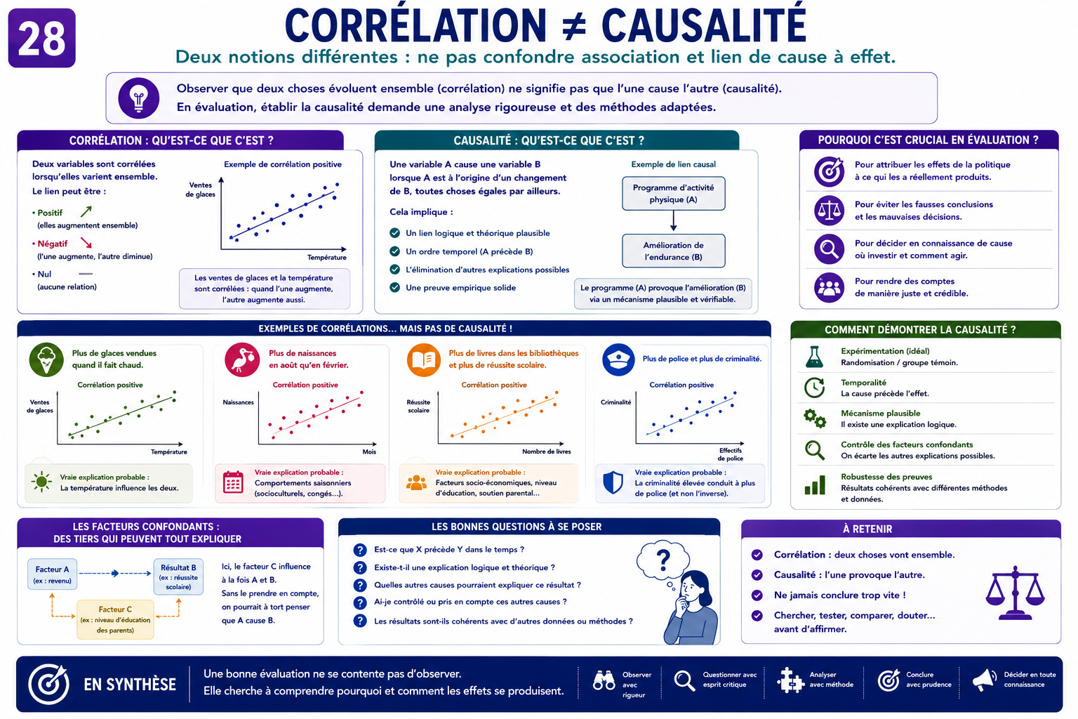 Corrélation ≠ causalité